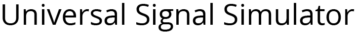 Universal Signal Simulator
